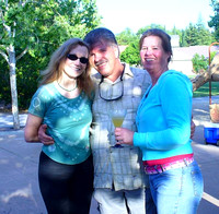 Novella, Pete & Lori at the BBQ