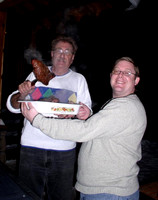 Fred & Adam BBQing our dinner